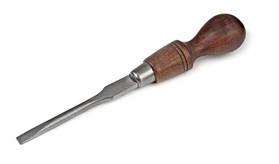 Image showing woodworking screwdriver