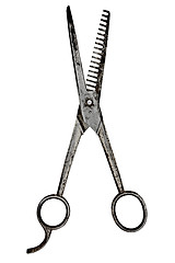 Image showing vintage barber scissors