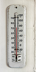 Image showing vintage thermometer