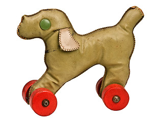 Image showing vintage toy dog