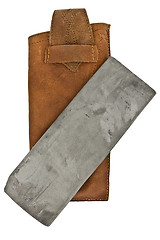 Image showing vintage sharpening stone