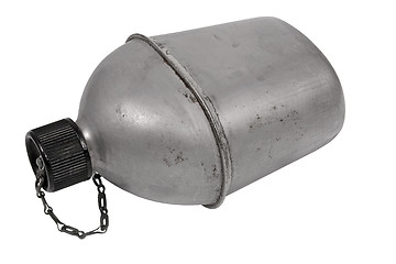 Image showing vintage army canteen