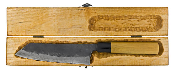 Image showing vintage oriental knife