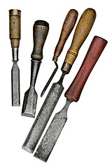 Image showing vintage chisels