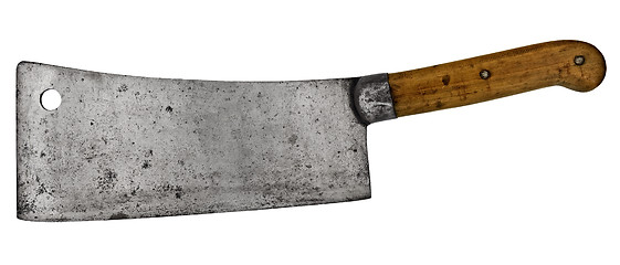 Image showing vintage meat cleaver