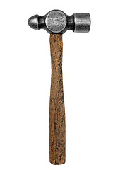 Image showing vintage ball peen hammer