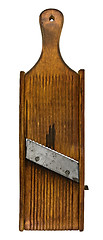 Image showing vintage wooden shredder