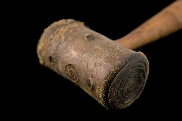 Image showing vintage rawhide mallet