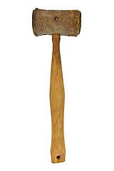 Image showing vintage rawhide mallet