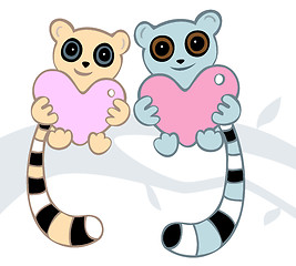 Image showing Lovers lemur