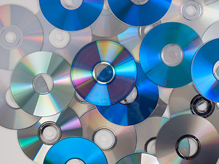 Image showing CD DVD DB Bluray disc