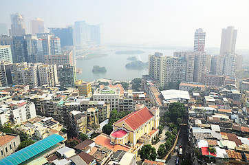 Image showing Sunrise in Macau