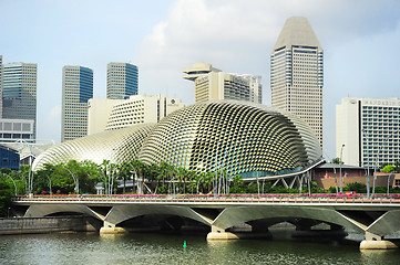 Image showing Esplanade Theatres on the Bay