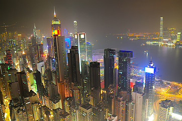 Image showing Hong Kong at night