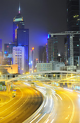 Image showing Night in Hong Kong