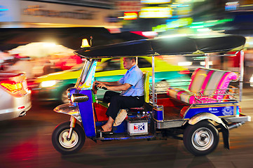 Image showing Bangkok taxi