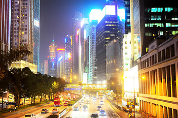 Image showing  Hong Kong Illumination at night