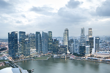 Image showing Singapore from above