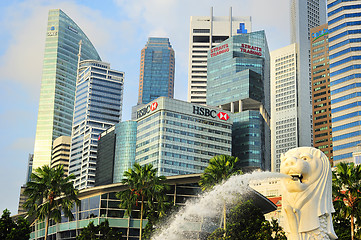 Image showing Merlion statue