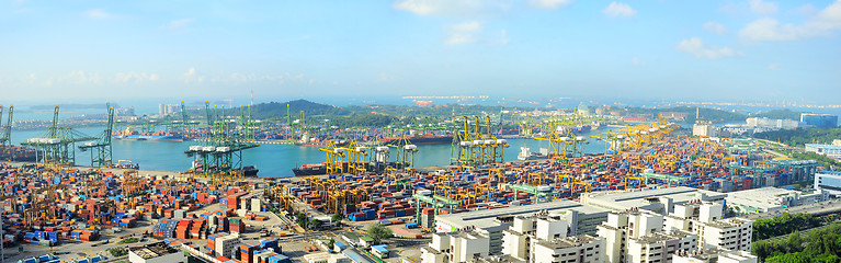 Image showing Singapore port