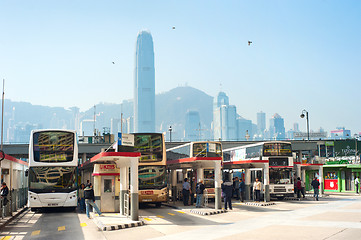 Image showing Bus station