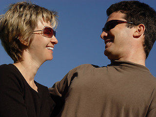 Image showing Couple laughing