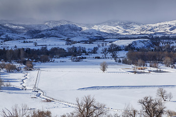 Image showing winter storm coming