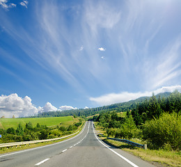 Image showing road in mountain