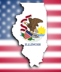 Image showing Map of Illinois