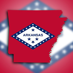 Image showing Map of Arkansas