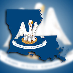 Image showing Map of Louisiana