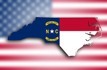 Image showing Map of North Carolina