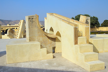 Image showing old astrology observatory in Jaipur India