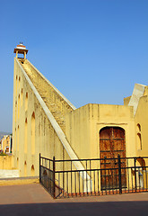 Image showing old astrology observatory in Jaipur India