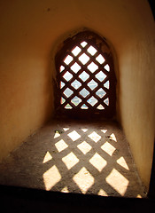 Image showing ornament lattice window in india