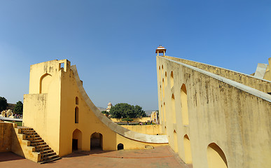 Image showing old astrology observatory in Jaipur India