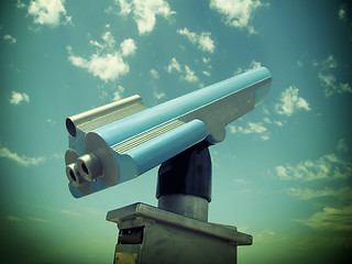 Image showing Retro telescope