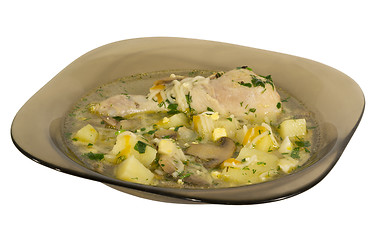 Image showing Chicken soup