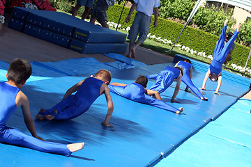 Image showing Little gymnasts