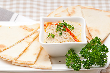 Image showing moutabal baba ghanoush eggplant dip