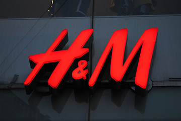 Image showing Hennes & Mauritz logo