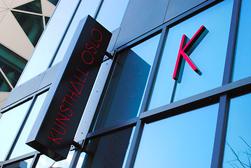 Image showing Kunsthall Oslo sign