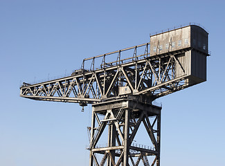 Image showing Dockyard  Crane