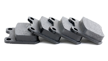 Image showing Set of brake pads, isolate on white