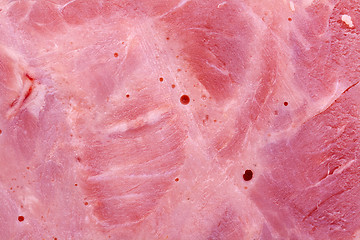 Image showing serrano ham background closeup
