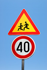 Image showing Traffic signs