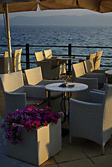 Image showing Caffe At Sunset