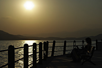 Image showing Sunset