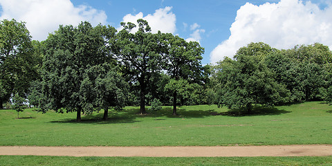 Image showing Kensington gardens London