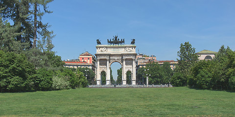 Image showing Arco della Pace, Milan